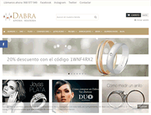 Tablet Screenshot of dabra.es
